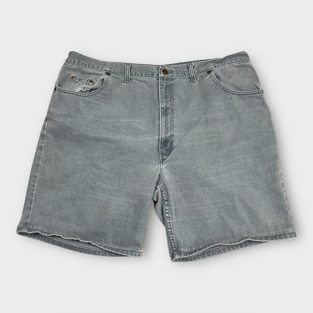 Vintage Hunt Club Denim Shorts Men’s 44 (41”) Gray Jean Shorts 90s‎ Y2K Dad Jort